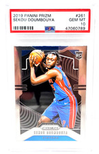 2019 Panini Prizm SEKOU DOUMBOUYA RC Rookie Basketball Card PSA 10 GEM MINT
