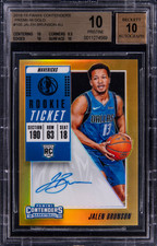 2018 Contenders Jalen Brunson Premium Gold Auto RC #/10 BGS 10/10 Pristine POP 1