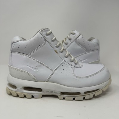 Nike ACG All Conditions Gear Boots Shoes Goadome Triple White 7 Y 830511-111