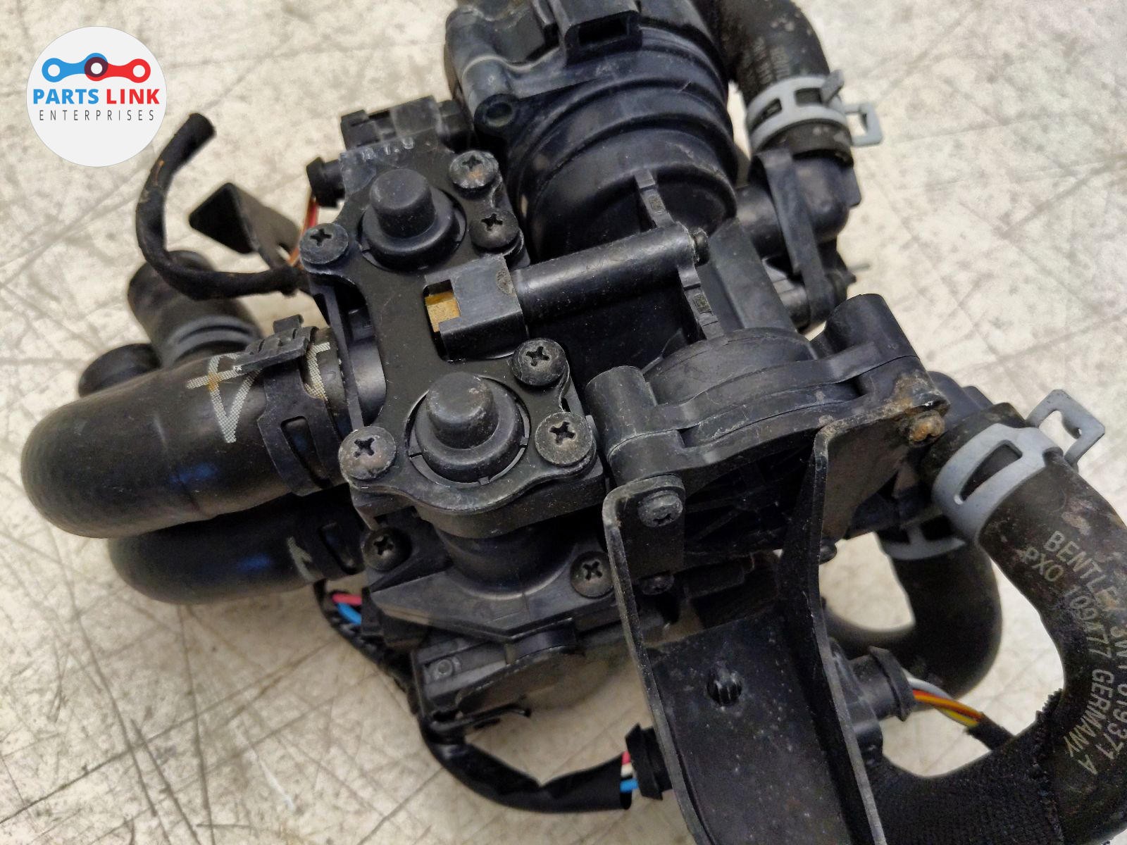 06-19 BENTLEY CONTINENTAL FLYING SPUR HEATER CORE PUMP VALVE WATER COOLANT HOSE