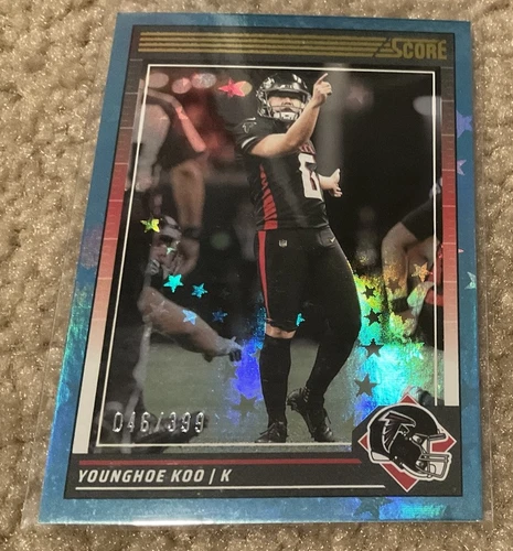 2024 Panini Score Football #16 Younghoe Koo Blue Stars /399 - Picture 1 of 2