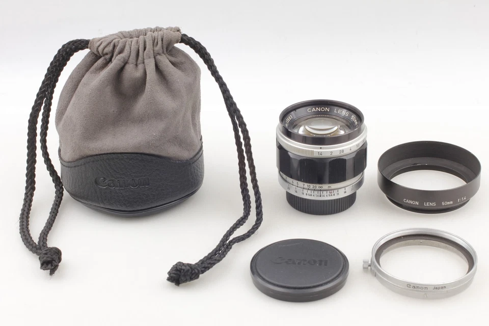 [MINT w/ Hood] Canon 50mm f1.4 Standard Lens L39 LTM Leica Screw For 7 S Z JAPAN - Image 2 of 4