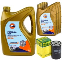 MotoröL Set Gulf Formula GVX 5W-30 8 Liter + ÖLfilter FüR Audi A6 Avant RS6
