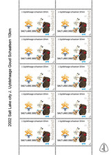 Netherlands   Olympics 2002-2 J Uytenhaage 10K Salt Lake sheet Goldwinner mnh  u