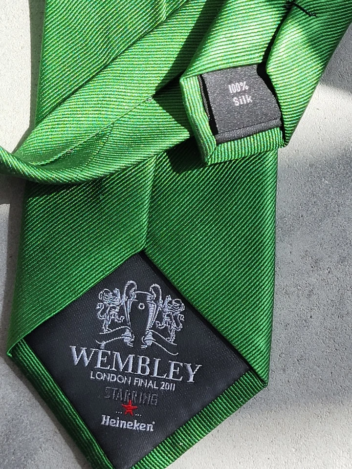 ¡Corbata de seda de la final de la Liga de Campeones de Wembley Heineken 2011!!! Foto 4 de 4