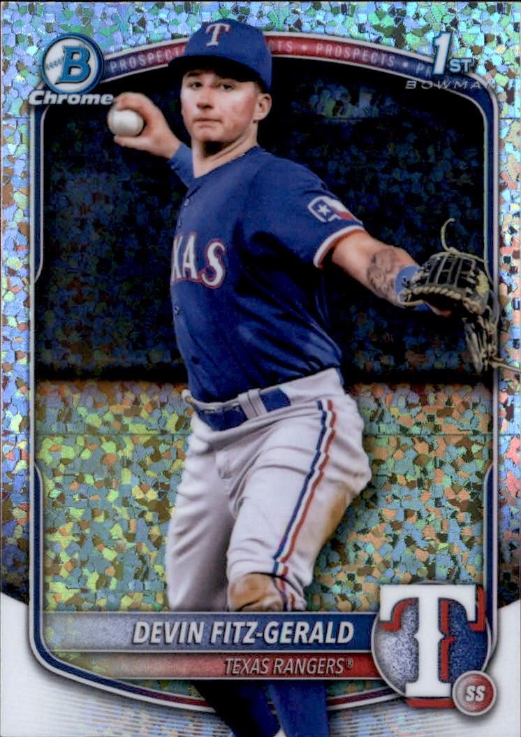 2025 Bowman Chrome #BCP-158 Devin Fitz-Gerald Prospects Mini-Diamond