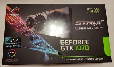 ASUS ROG STRIX-GTX1070-O8G-GAMING Grafikkarte in Originalverpackung