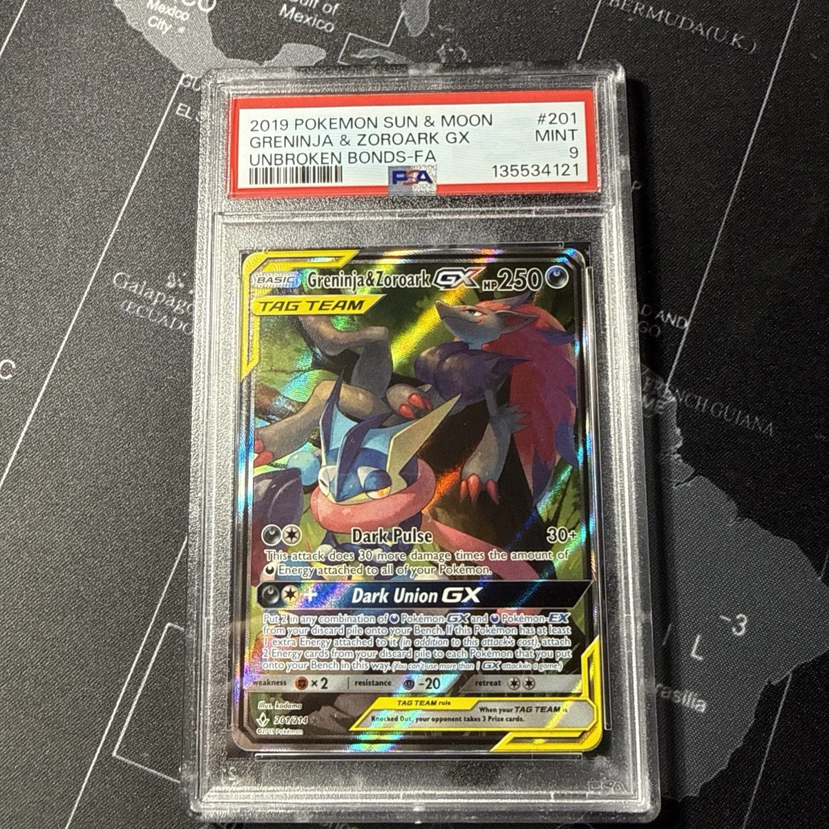 Greninja & Zoroark GX 201/214 Sm-Unbroken Bonds for sale | eBay