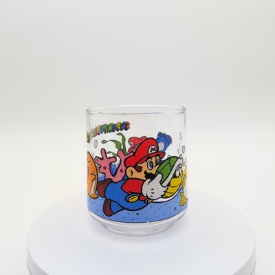 Super Mario Glas Nintendo 1993 Motiv 12 Sammelglas 90er Jahre Retro Trinkglas