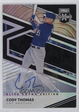 2020 Panini Elite Extra Edition Signatures Cody Thomas #109 Auto w5p
