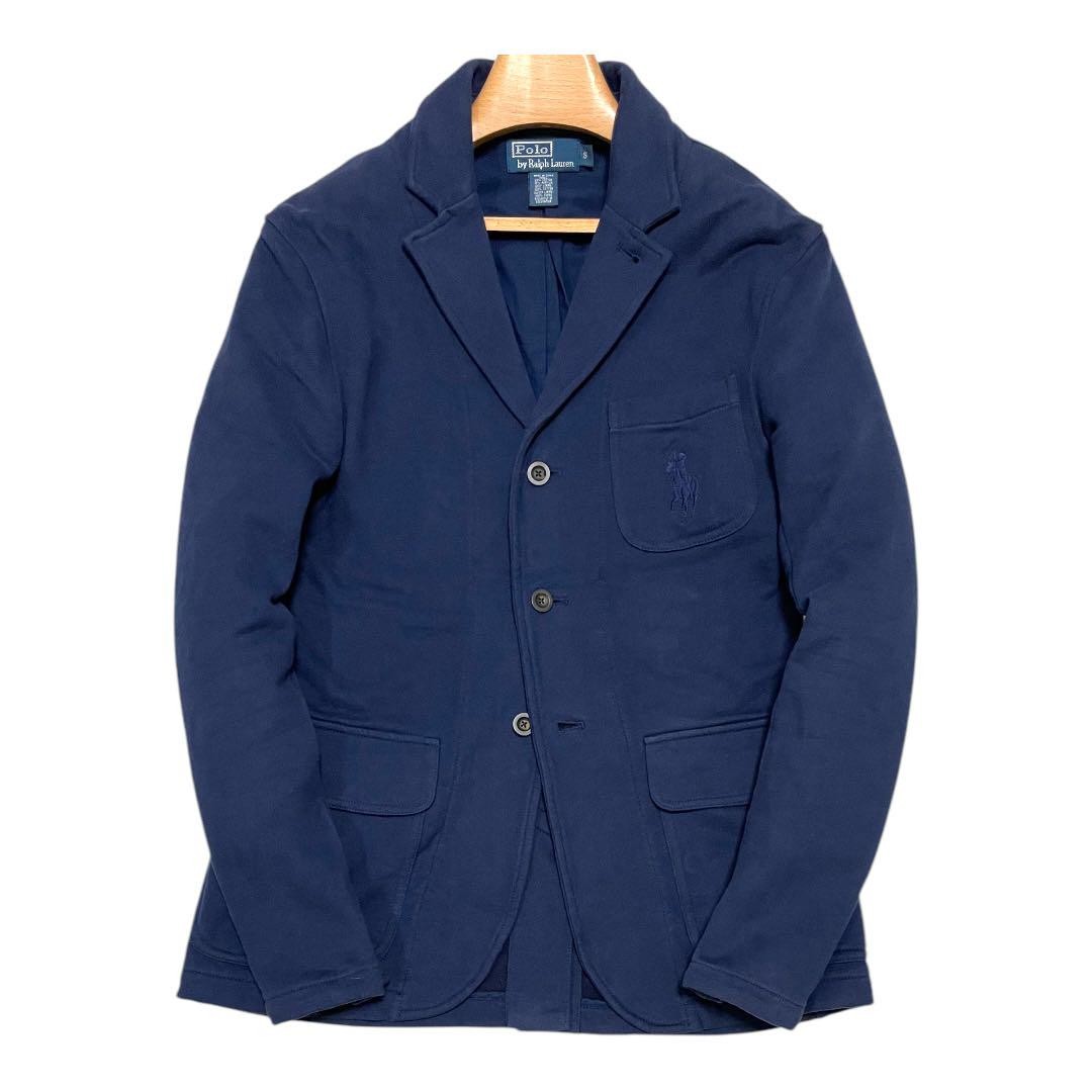 Polo Ralph Lauren Big Pony felpa ricamata giacca sartoriale S Navy French Terry