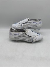 Stivali Uomo Adidas Predator Elite FT FG Bianco Rosso UK 8 EU 42 Nuovi