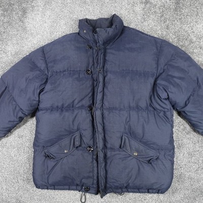Tommy Hilfiger Daunen Federn Puffer Jacke Blau Größe L Wintermantel