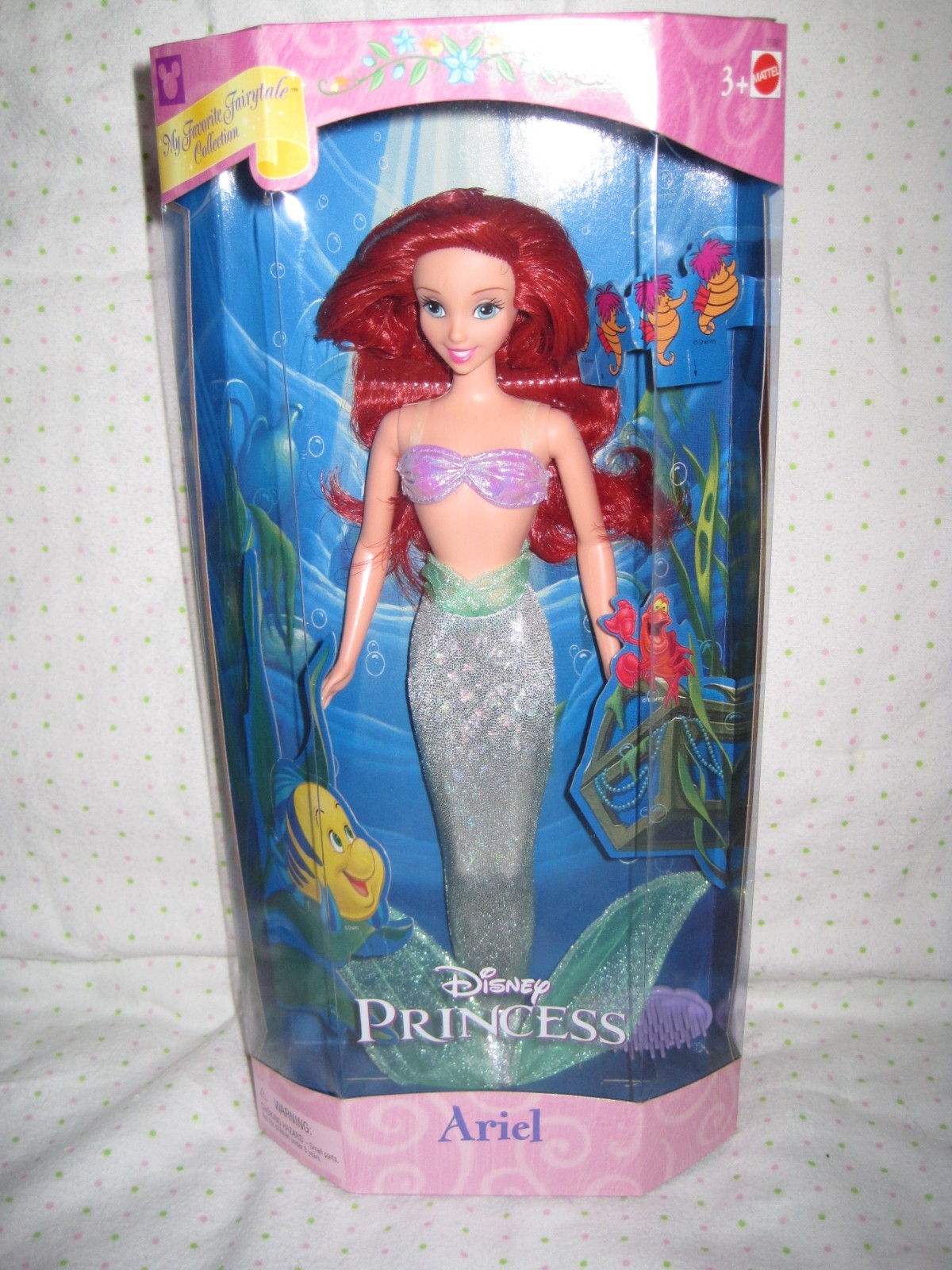 Nuevo Disney Princesa Ariel Sirenita Mattel Mi Colección Favorita de Cuento de Hadas