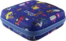 Carrying case for Edurino figures in construction vehicles blue, transport stor