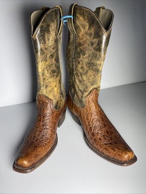 Roper men s Caiman 9.5 Boots Brand New Cowboy Design Western Boots