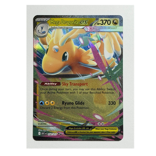 Mega Dragonite EX 152/217 ASC EX Holo Pokemon English