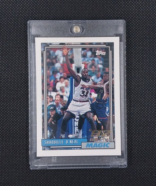 RC Shaquille O'neal Shaq Rookie Card 1992 Topps #362 Lakers Magic Draft Pick HOF
