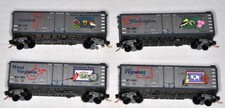 N Scale Micro-Trains 20 State Box Cars, Lot 30
