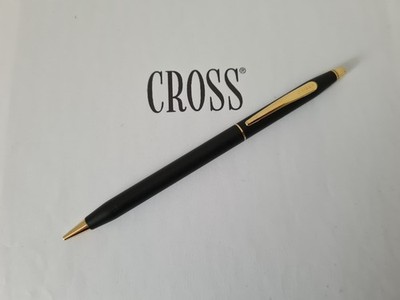 CROSS Dreh-Bleistift mattschwarz personalisiert mit ''AB'' neuwertig