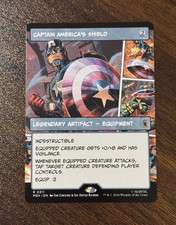 MTG Marvel Super Heroes Captain America's Shield 0311 (Borderless)