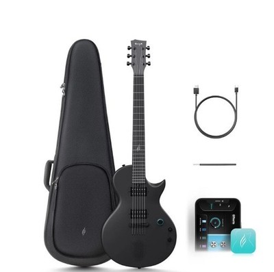 Enya Nova Go Sonic Les Paul Super Carbon Fiber Black  w/ On Board Amp/Fx/Speaker