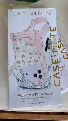 LoveShackFancy   Case-Mate Ribbon Rosa Flora Waterproof Floating Pouch -
