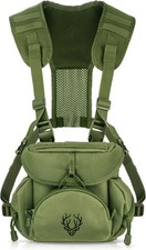 Boundless Performance Binocular Harness Chest Pack - Lightweight Bino Green