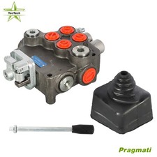 2 Spool 21GPM Hydraulic Directional Control Valve W/Joystick 3625PSI SAE US