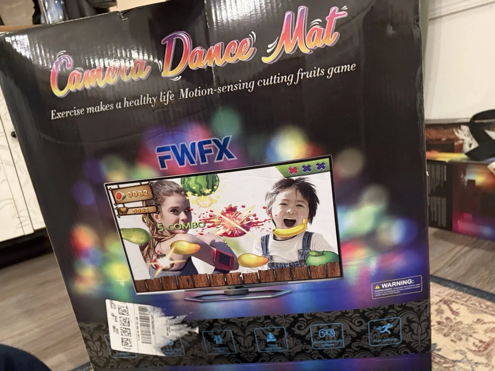 FWFX Dance Mat for Kids and Adults - Double User Wireless Dancing Mat, Exerci...