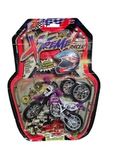VTG Die Cast Xtreme Racer Motorcycle 2000 X Dirt Bike Young America 82 ~Rare Toy