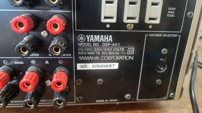 Yamaha DSP-AX1 Natural Sound AV Amplifier | eBay