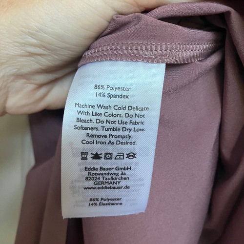 Eddie Bauer Travex Departure Shirt Dress Womens L Lightweight Travel Hiking New - Picture 7 of 11