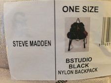 STEVE MADDEN Studio Bag Black BLACK  NWT 109