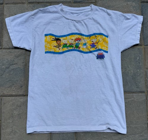 Vintage Nickelodeon Rugrats TV Show Promo Rap Tee T-shirt Size M