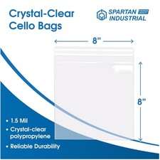 1000 Count 8x8 Clear Cello Bags for Art Prints