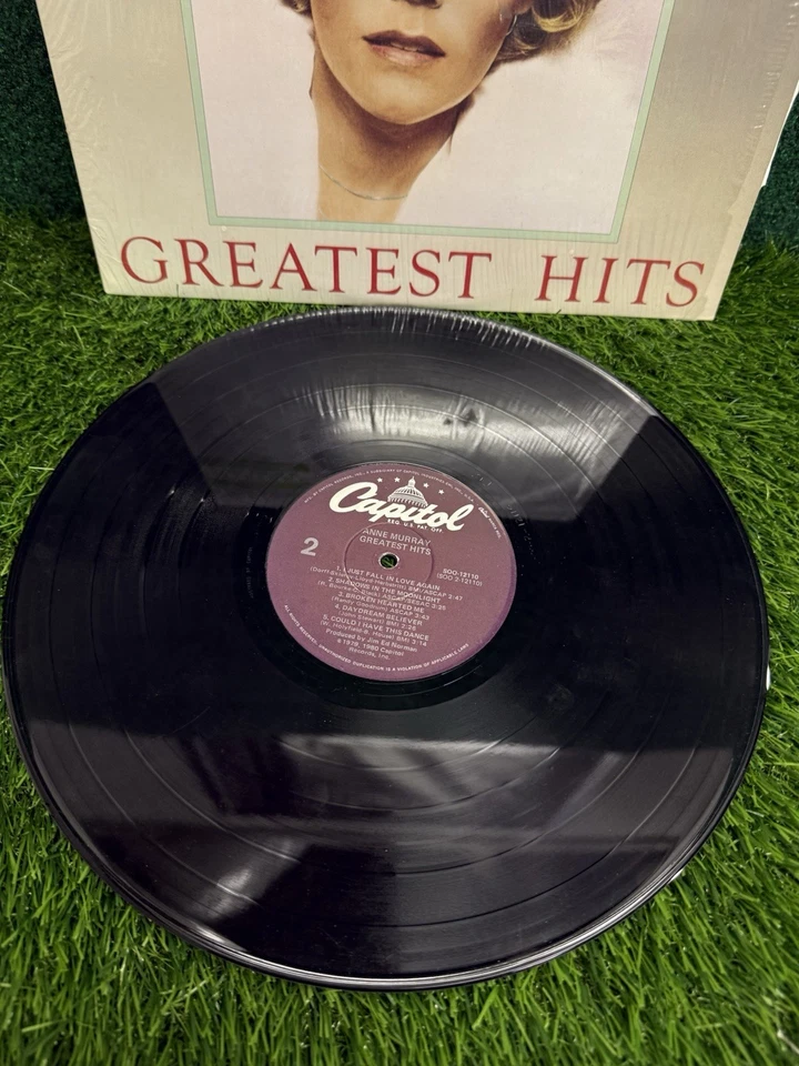 Anne Murray–Greatest Hits–1980 Capitol–ST 12067 Vinyl Record LP - Image 2 of 3