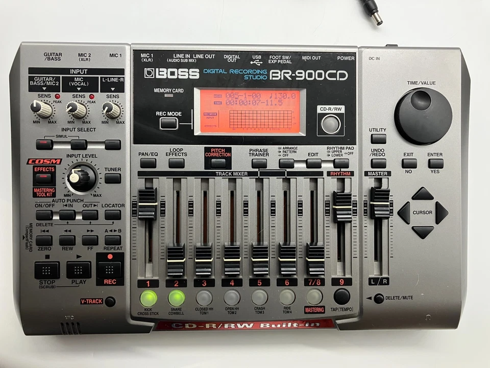 Boss BR-900CD Digital Recording Studio 2006 w/Adapter Working BU44552 - Image 3 of 4