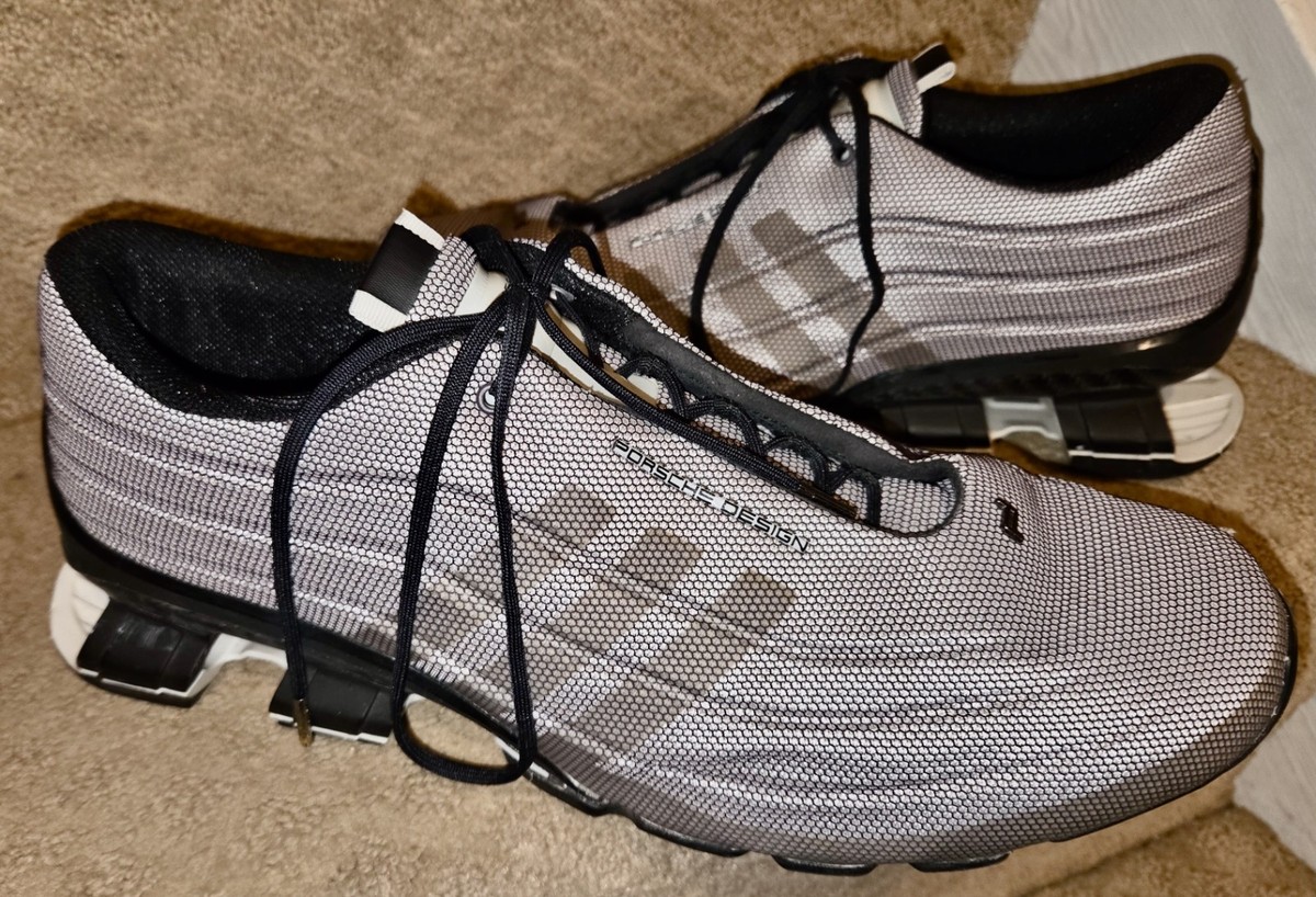 Porsche Design Black and Silver Knit-Panel Sneakers Sport-Tex Xetic V sneakers | PORSCHE SHOP main image 3