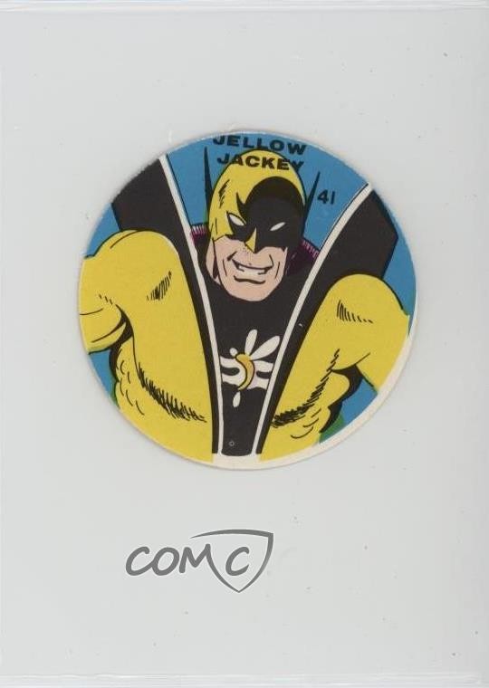 1983 Ovaltine Marvel Super Hero Stickers (Mexico) Jellow Jackey #41 1md