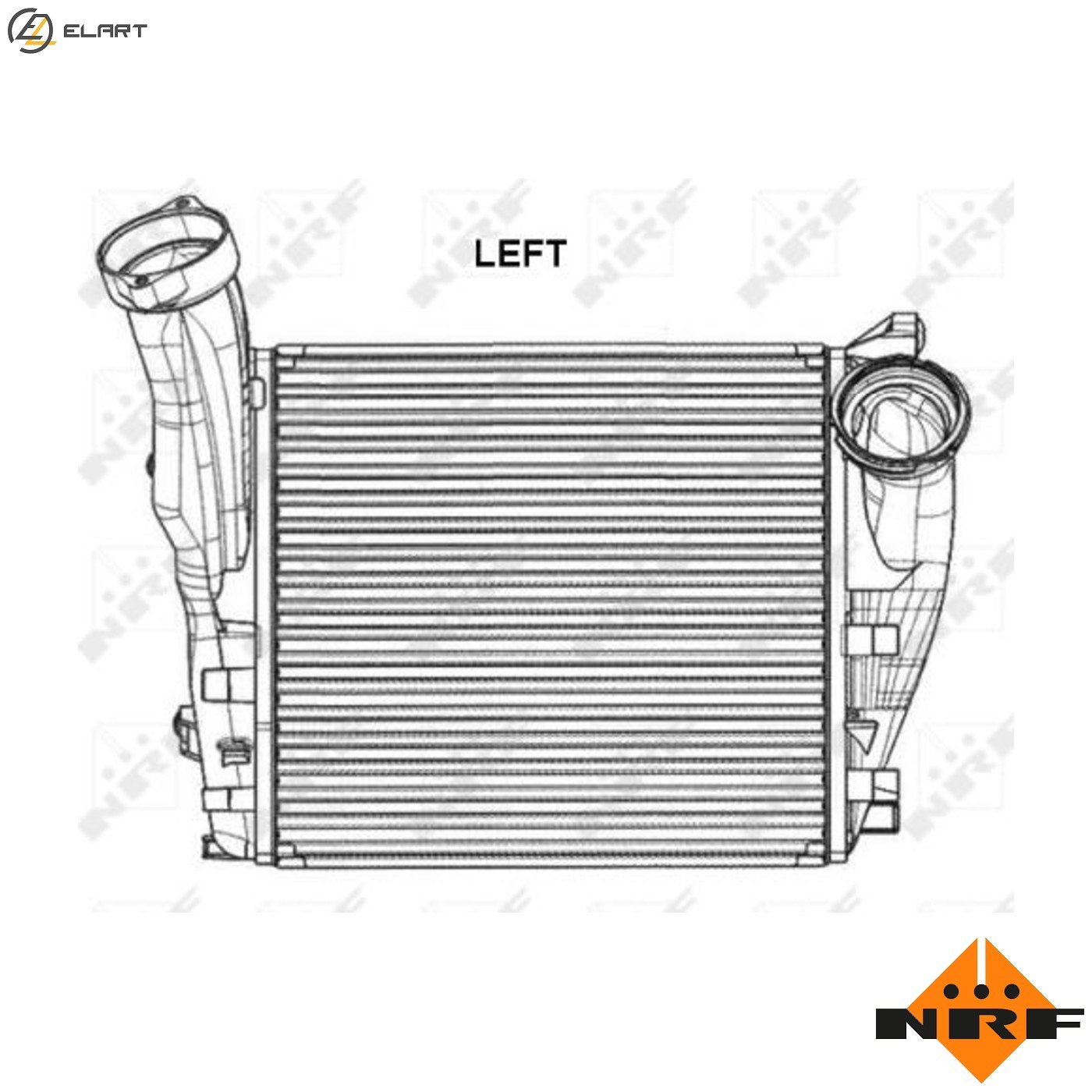 CHARGE AIR COOLER 30781 FOR M48.01/51/52 MCY.XA 4.8L 8cyl