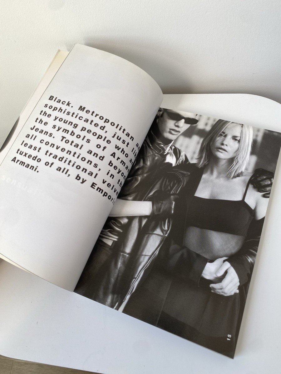 洋書 Giorgio Armani Fall/Winter 1998-99 GIORGIO ARMANI Fall/Winter 1998-99 CATALOG FASHION BOOK Men
