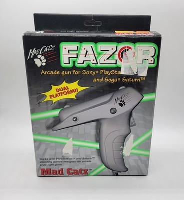Mad Catz 1996 Fazor Light Gun Controller For Playstation 1