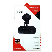 3SIXT Full HD Dash Camera with 1080p Video Recording Car DVR Wide Angle G Sensor