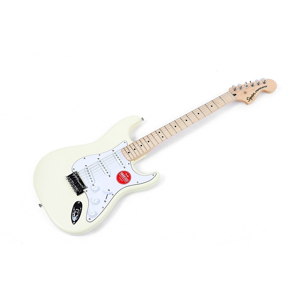 Squier Affinity Series Stratocaster Electric Guitar Olympic White 19788153297 OB