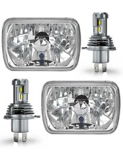 2025 5x7 7x6 H6054 LED Headlights Compatible for 1982-2012 Ford Van E450 Super