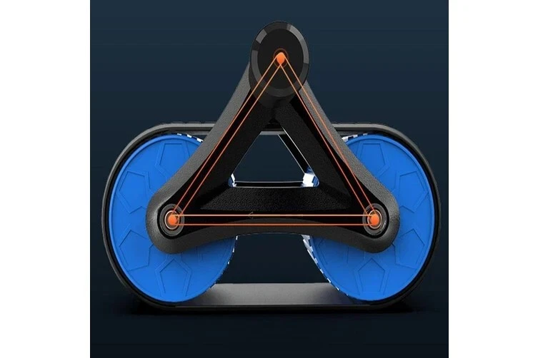 Roda de rolo AB - Equipamento de treino abdominal fitness crunch - Imagem 3 de 4