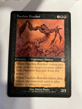 Faceless Butcher - Torment - Magic the Gathering MTG Nice!
