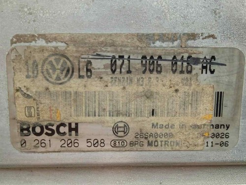 0261206508 - 071906018AC - M383 CENTRALITA MOTOR UCE / BOSCH / M3.8.3 / 636673 P - Imagen 4 de 9