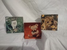 3 Complete Hallmark Springbok Mini Puzzles over 70 pieces each conditions good